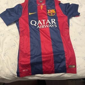 Nike FC Barcelona Lionel Messi 2014/15 Home Soccer Jersey M *PLAYER ISSUED*